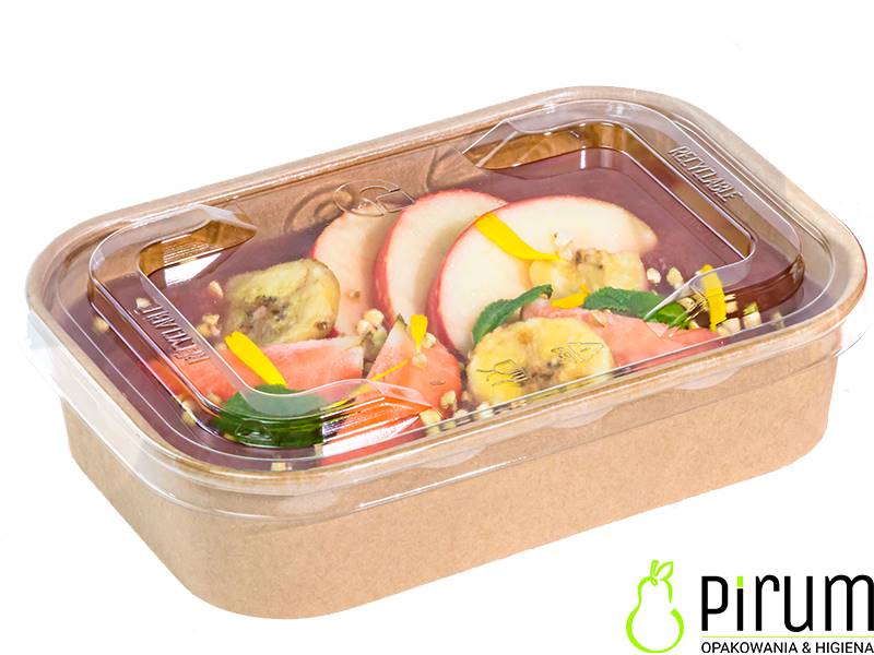 $ Pojemnik 500ml PAP/PE  172x120 Pokepack 50szt