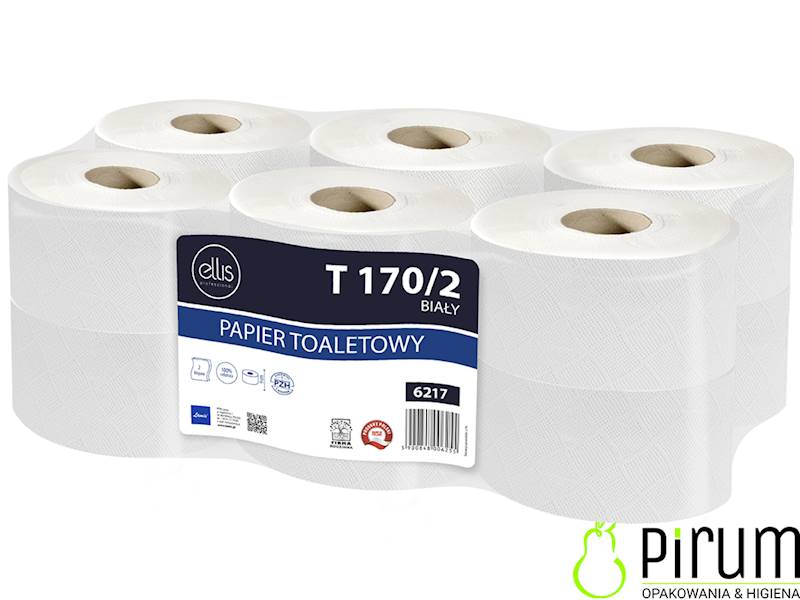 Ellis Pap T170/2 Jumbo Biały Celuloza 6217 12szt.