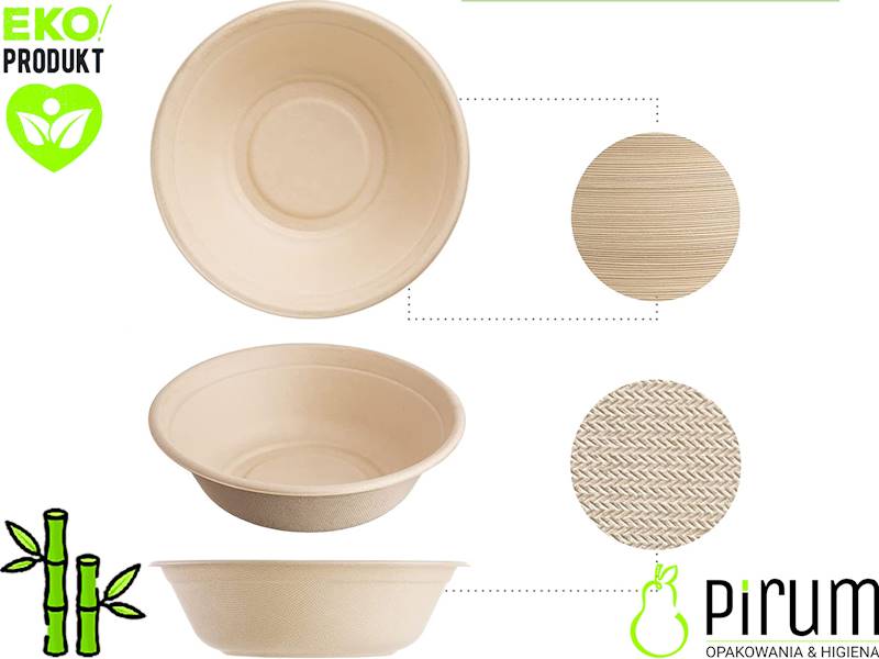Miska 710ml TRZCINA 24oz 211mm Love Nature 50szt 