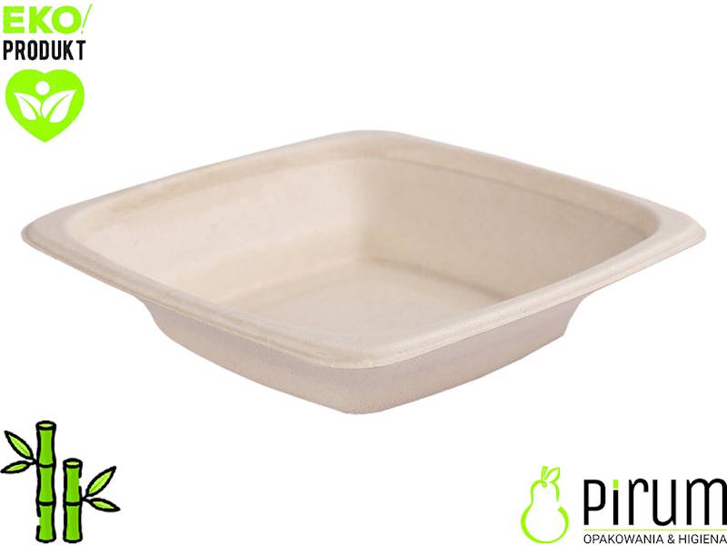 Miska 470ml TRZCINA 180x180mm Love Nature 50szt 
