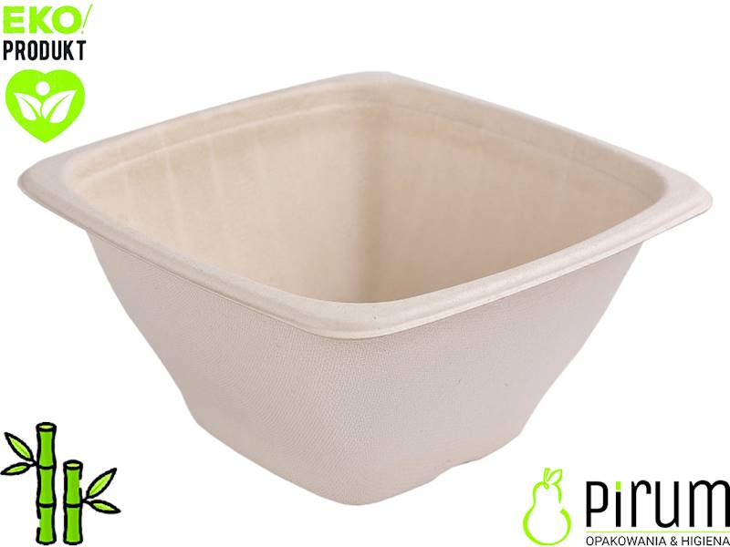 Miska 1240ml TRZCINA 180x180mm Love Nature 50szt 