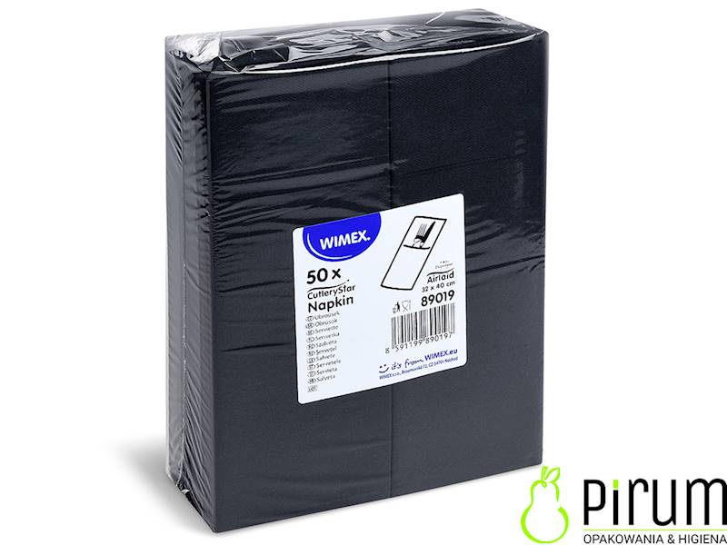 Serwetki 32x38 Kangurek CZARNE Wimex 89019 50szt