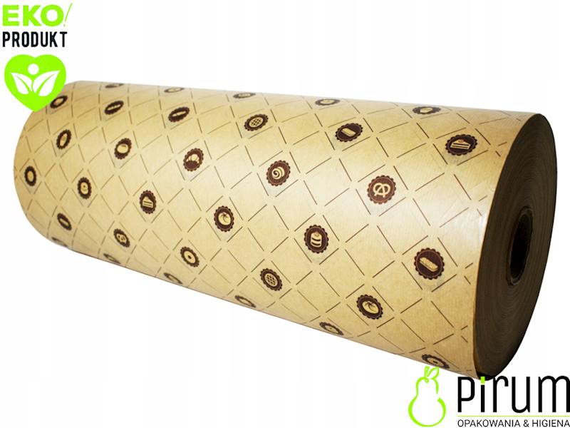 Papier 50cm Rola BRĄZ ROZETA 10kg Kram 17687