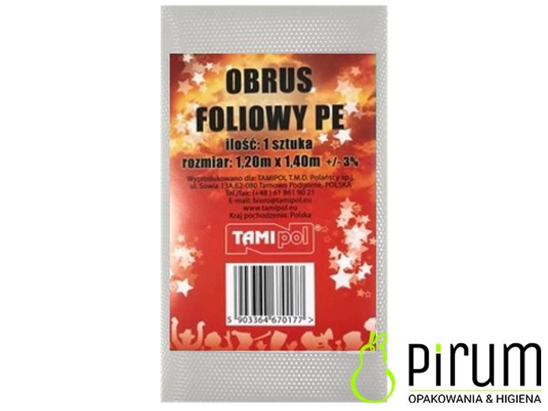 Obrus PE Foliowy 120x140 Biały Tamipol 19-20