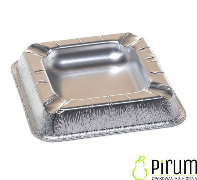 Popielniczki ALU 12,5x12,5cm 50szt Papstar 14579