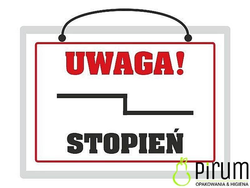 Tablice laminowane Uwaga stopień A5