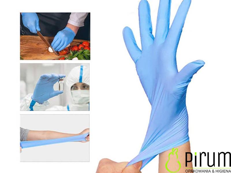 Abena Rękawice M Nitrile BLUE 100szt 1999905273