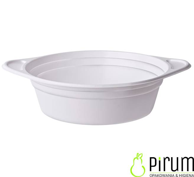 Flaczarka 500ml Biała PP Plastikowa 6szt KONFEKCJA