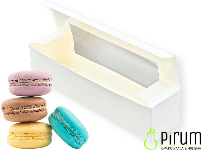 Pudełko PAP+ OKNO 20x4,5x4,5 MAKARONIKI 25szt