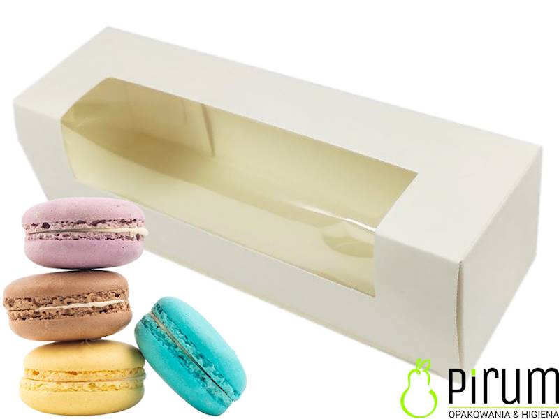 Pudełko PAP+ OKNO 20x4,5x4,5 MAKARONIKI 25szt