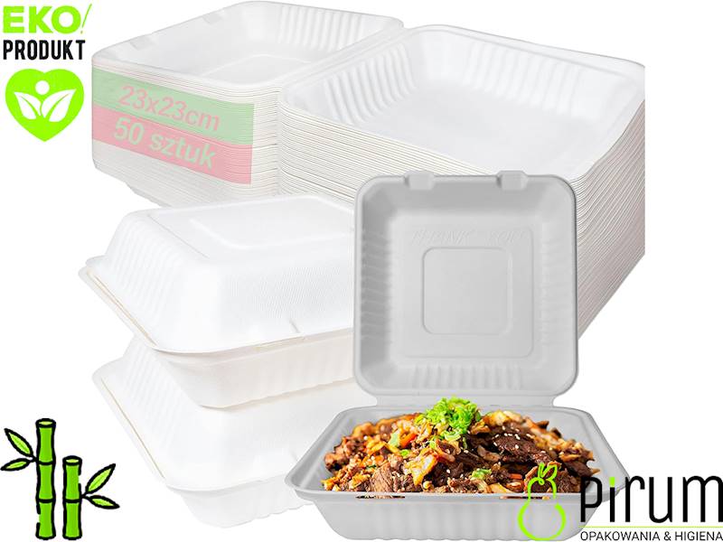 Menu BOX 9" 23x23cm TRZCINA Love Nature 50szt