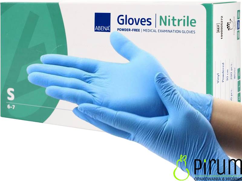Abena Rękawice S Nitrile BLUE 100szt 1999905272