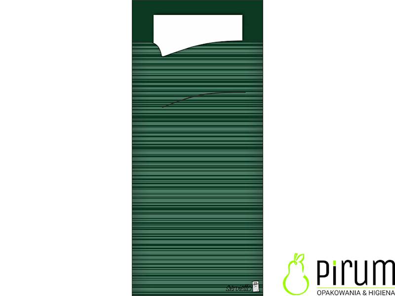 Etui DONKER GROEN Biała Serwetka 3w B116 100szt