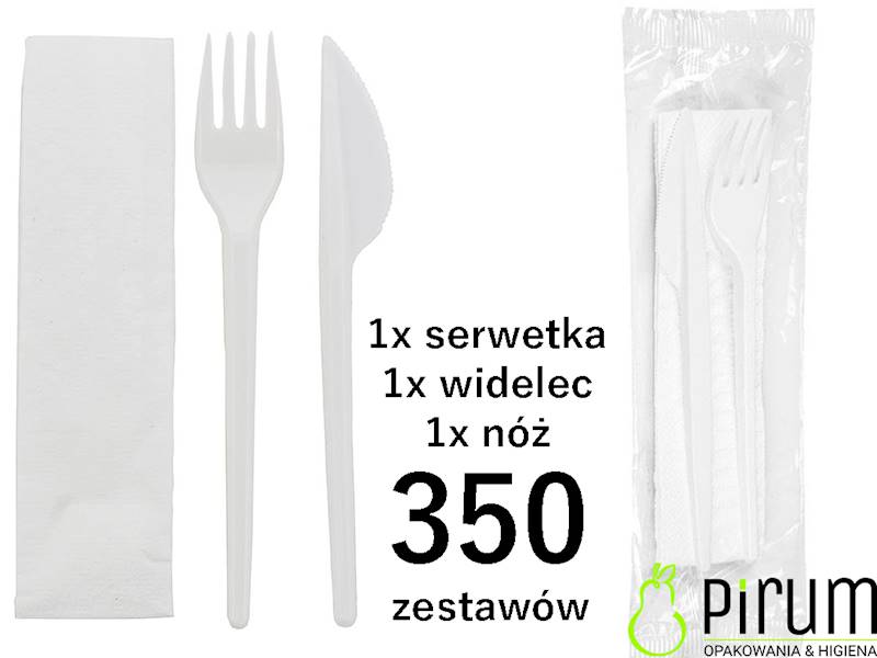 Konfekcja S+W+N BIAŁY REUSE Folia 350szt