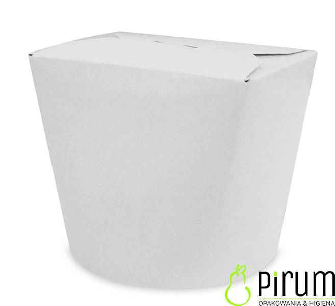 $ Food Box 1000ml Biały PAP/PE 25szt. 