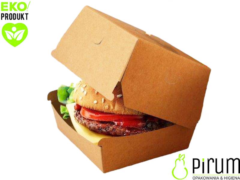 BurgerBox PAP 11x11x9 KRAFT 50szt Wimex 48506