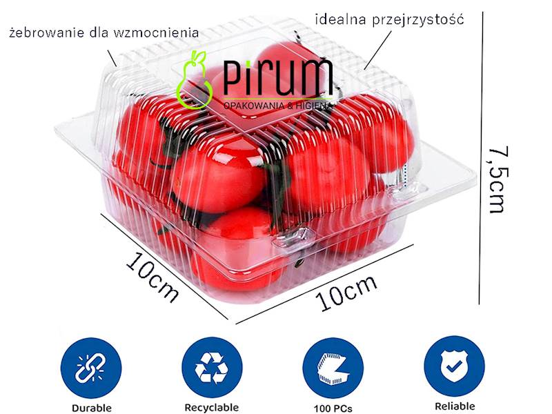 $ Cukierniczy 120x135x89 PET 100szt Guilli ALI15C