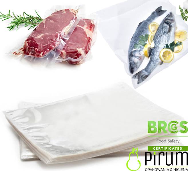 Worki 200x300mm Gładkie Gotowanie SOUS VIDE 100szt