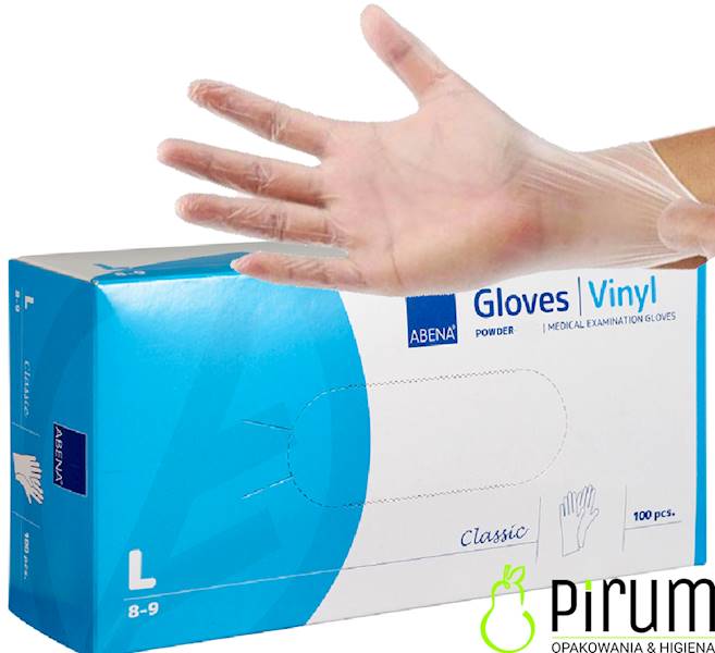 Rękawice L VINYL Powder-Free Abena 4426 100szt