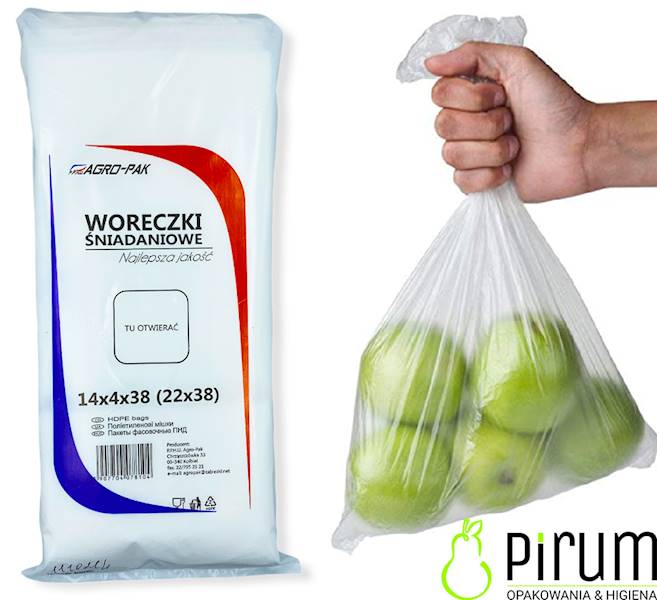 Woreczki 22x38cm 7µm HD STANDARD AgroPak 800szt