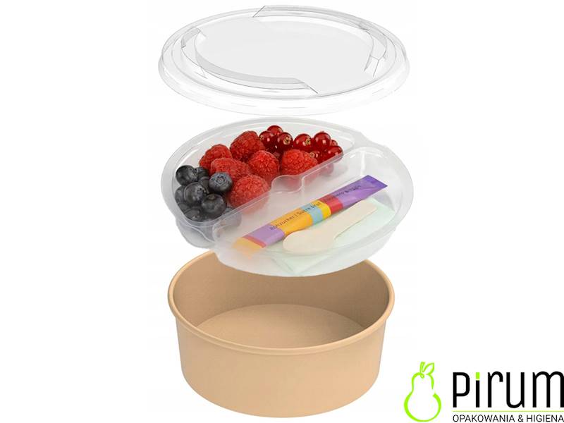 Insert 180mm PET do misek KRAFT Pokepack 50szt