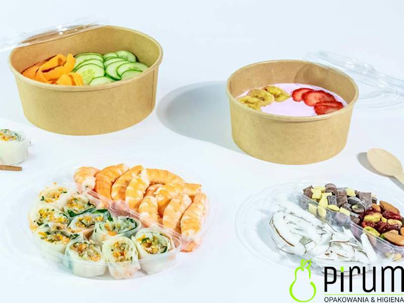 Insert 180mm PET do misek KRAFT Pokepack 50szt