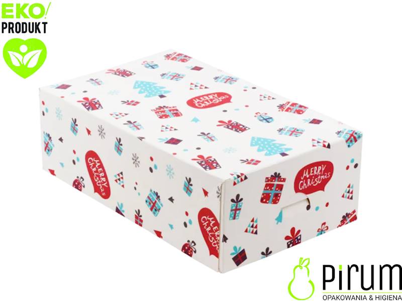 Pudełko PAP 125x210x70 CHRISTMAS Ciasto 20szt 