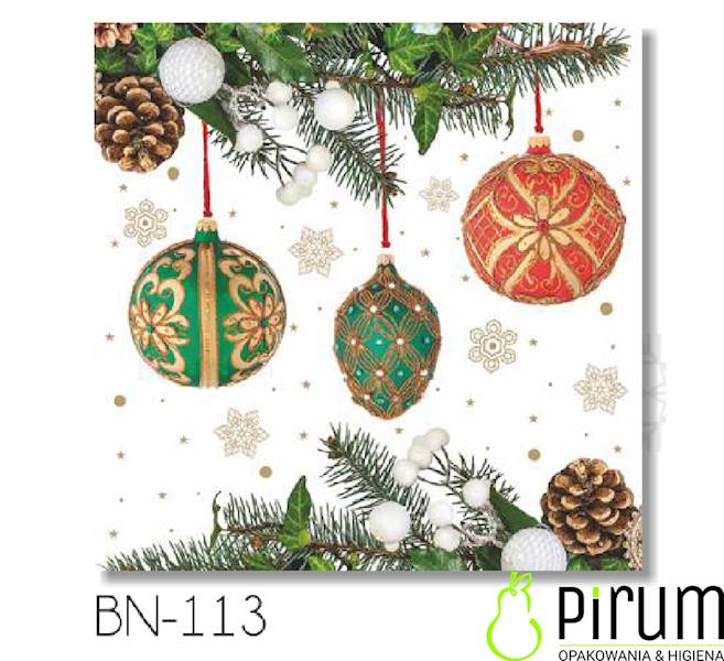 Serwetki 3w 33x33 CHRISTMAS BN-113 20szt