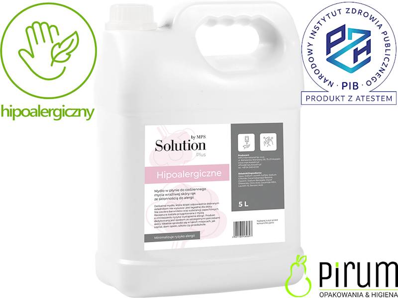 MPS 5L Solution Plus Mydło w Płynie HIPOALERGICZNE