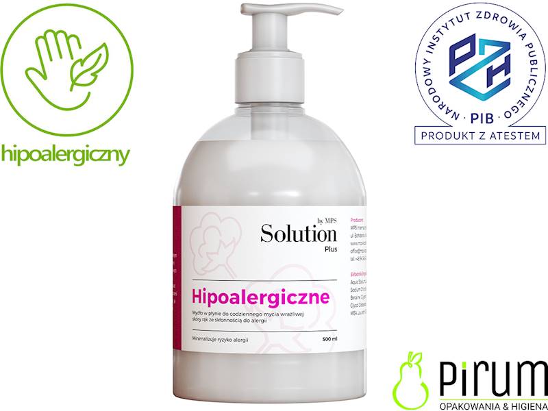 MPS 500ml Solution Mydło HIPOALERGICZNE- Pompka