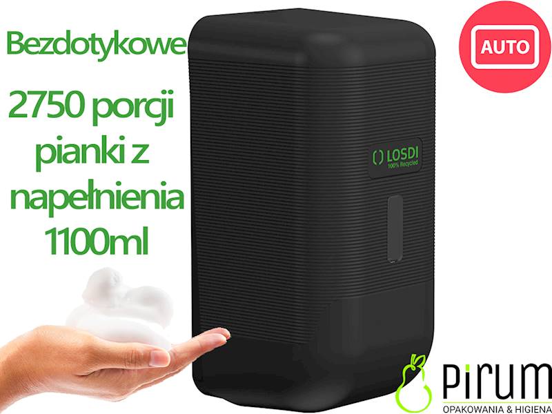 LOSDI 1,1L Dozownik AUTO PIANA CZARNY MATCJ3114MT