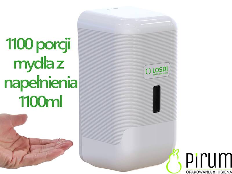 LOSDI 1,1L Dozownik MYDŁO BIAŁY CJ3013B-L