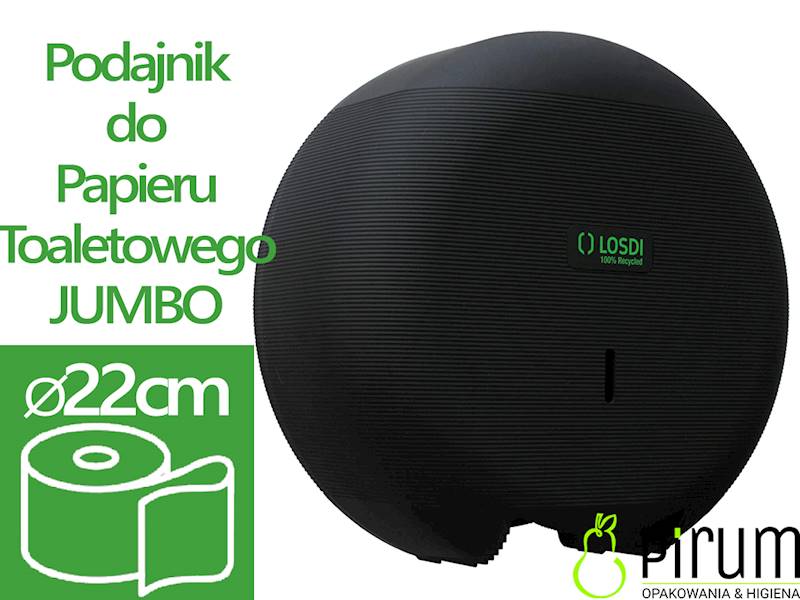 LOSDI Podajnik JUMBO 22cm CZARNY MAT CP3006MT-L