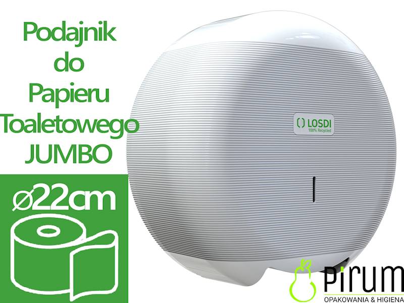 LOSDI Podajnik JUMBO 22cm BIAŁY CP3006B-L