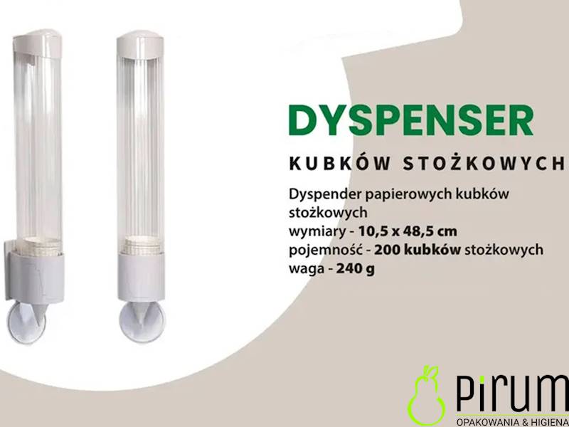 Dyspenser kubków Stożkowych