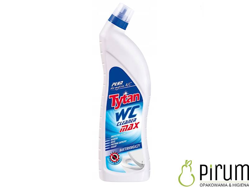 Tytan 1200ml Płyn WC Bakteriobójczy NIEBIESKI Max