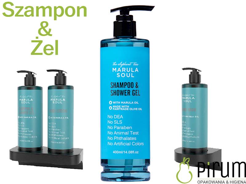 Marula Line 400ml Shampoo& Shower Gel z Pompką 
