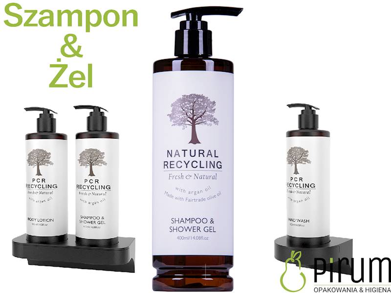 Eko Line 400ml Shampoo& Shower Gel z Pompką 