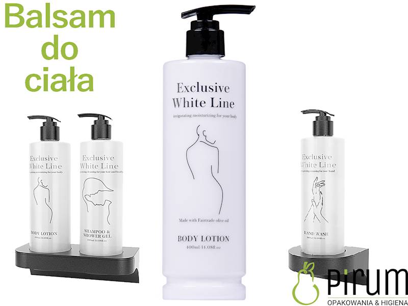 White Line 400ml BODY LOTION z Pompką