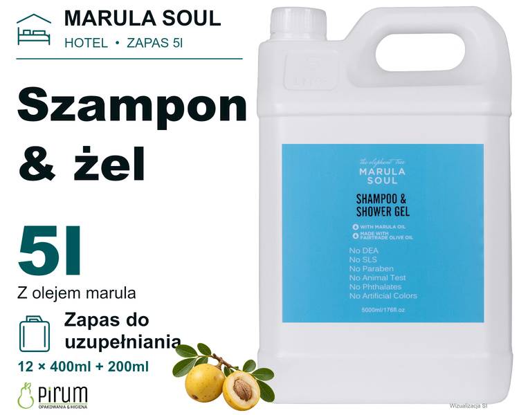 Marula Line 5L Shampoo& Shower Gel - Zapas
