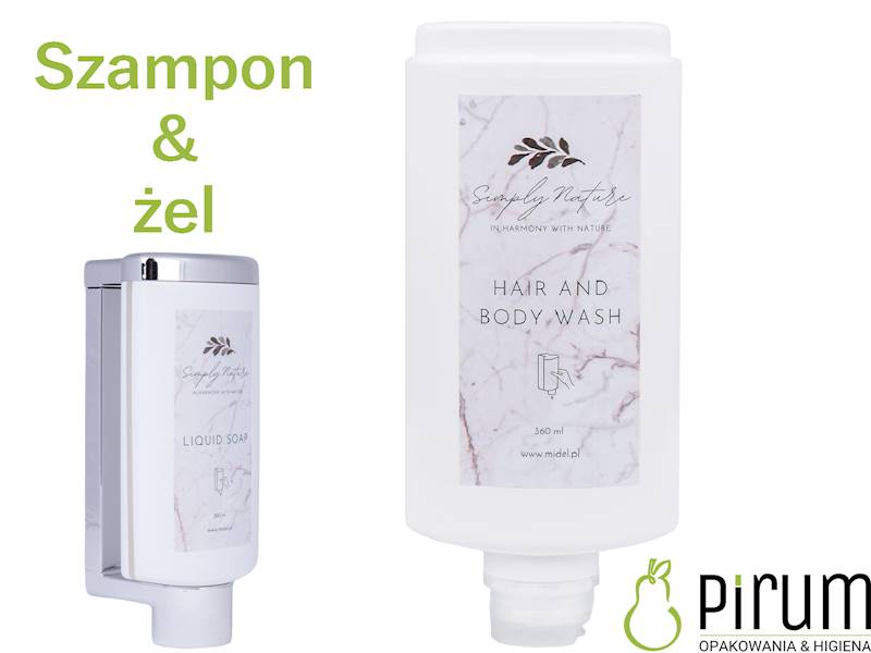 Simply Nature 360ml Hair & Body Wash PRESS