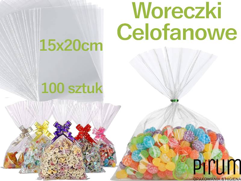 Woreczek 15x20cm OPP CELOFAN 100szt
