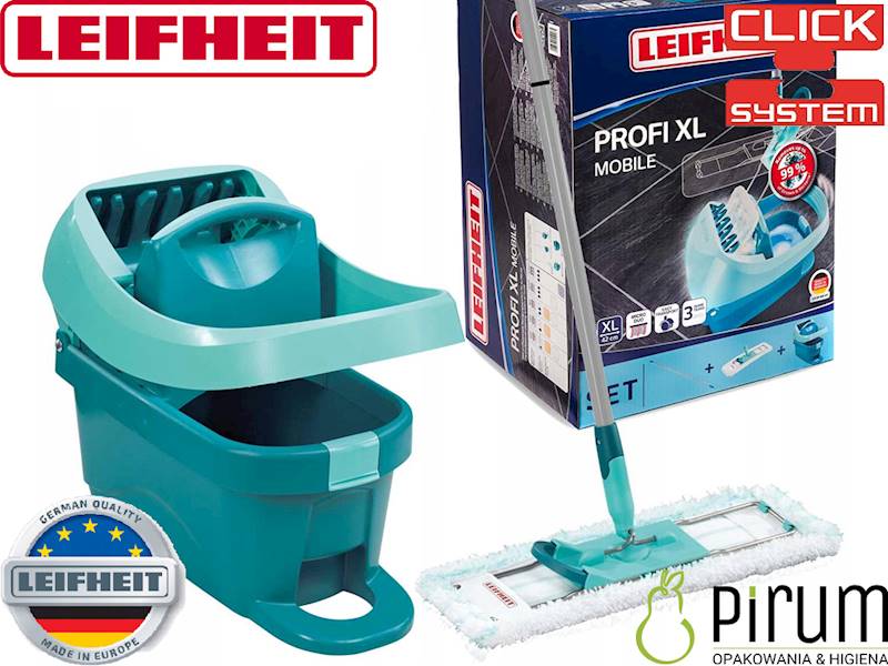 Leifheit Zestaw Profi XL Mop+ Wiadro na kółkach