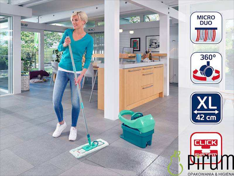 Leifheit Zestaw Profi XL Mop+ Wiadro na kółkach