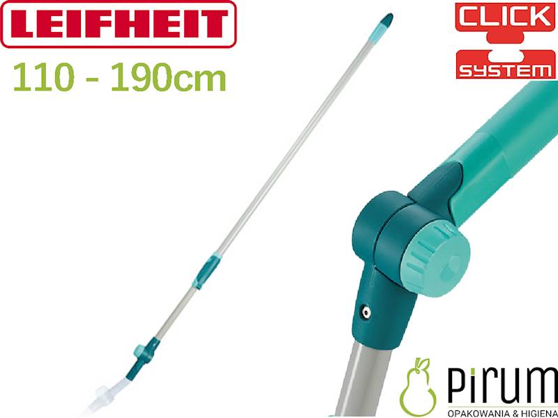 Leifheit Kij Teleskop. z Przegubem 110-190cm CLICK
