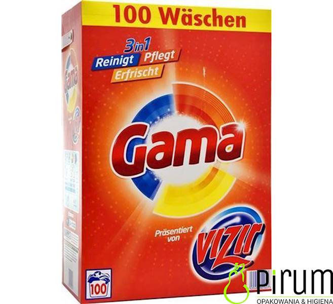 GAMA 6kg VIZIR Proszek do Prania UNIVERSAL 100prań