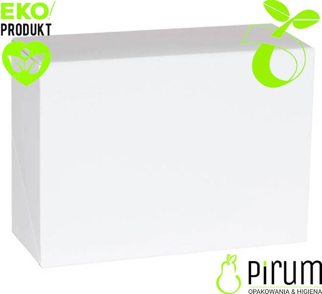 Pudełko PAP 250x180x100 BIAŁE Ciasto 150szt 36561 