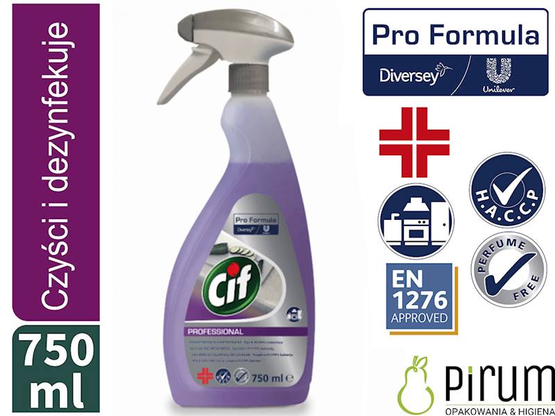CIF 750ml PRO Mycie i Dezynfekcja Kuchnia