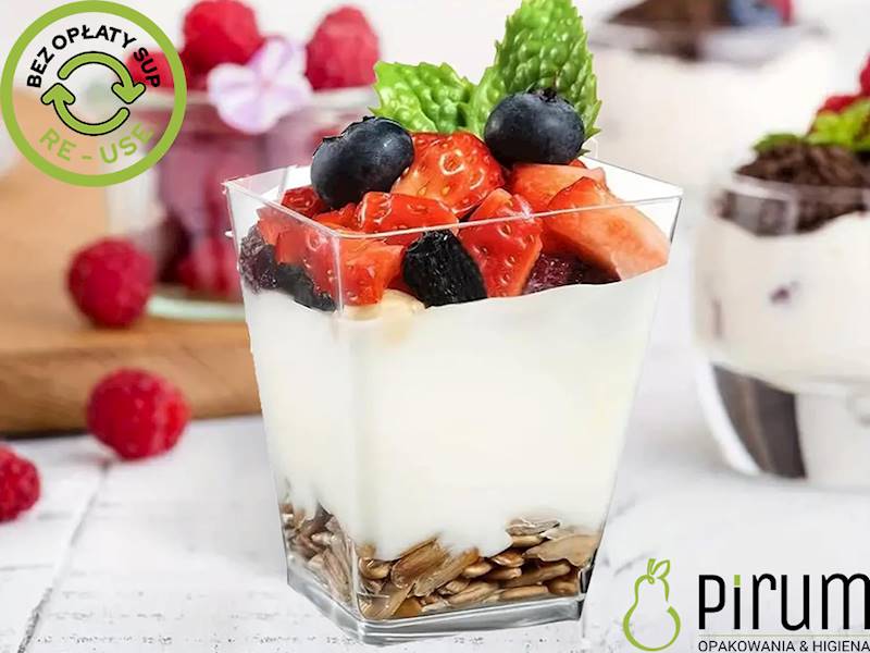 Fingerfood 60ml VERINE60C Piramida PS REUSE 50szt