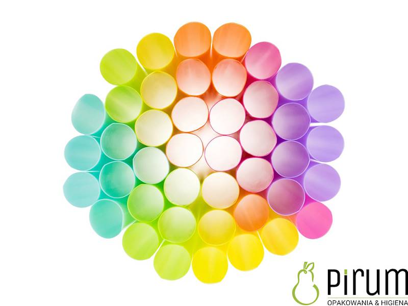 Słomki 9x240 PP JUMBO KOLOR Proste Godan 250szt 